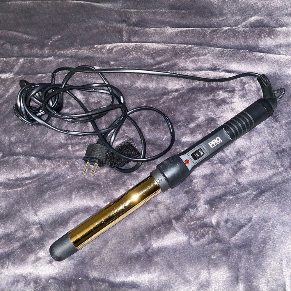 Pro Beauty Tools 1” Curling Iron Wand 24K Gold